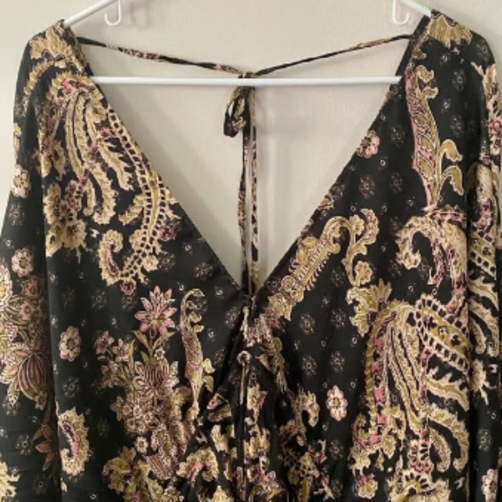 Free People Arzel Printed Mini Dress NWOT - Picture 9 of 11